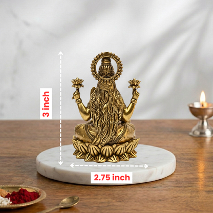 The Auspicious Lakshmi – Lotus Throne