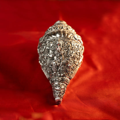 Ganesha Shankh - The Auspicious Silver Edition