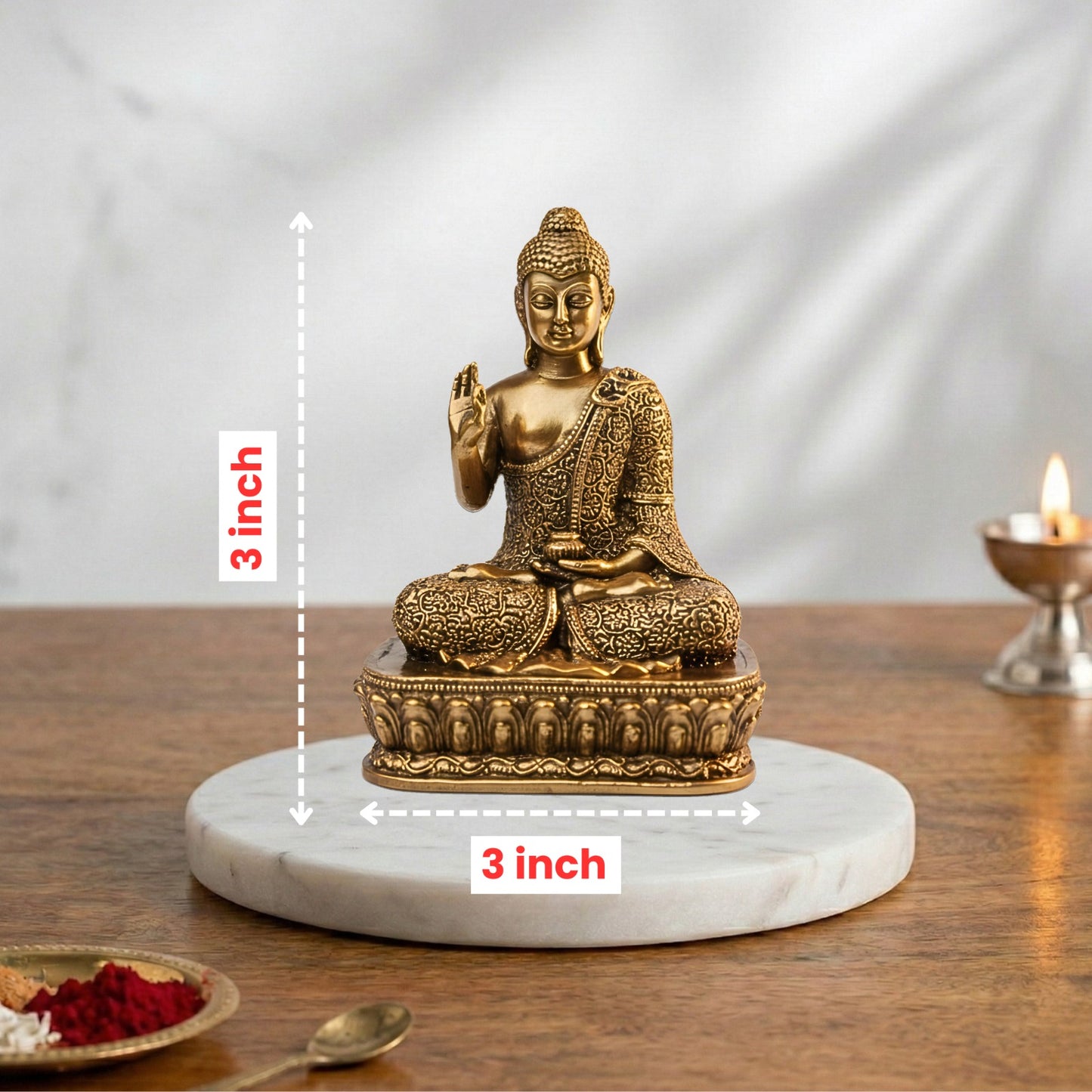 The Serene Buddha – Blessing Mudra