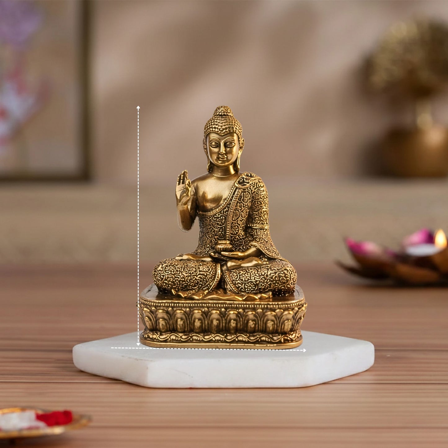 The Serene Buddha – Blessing Mudra