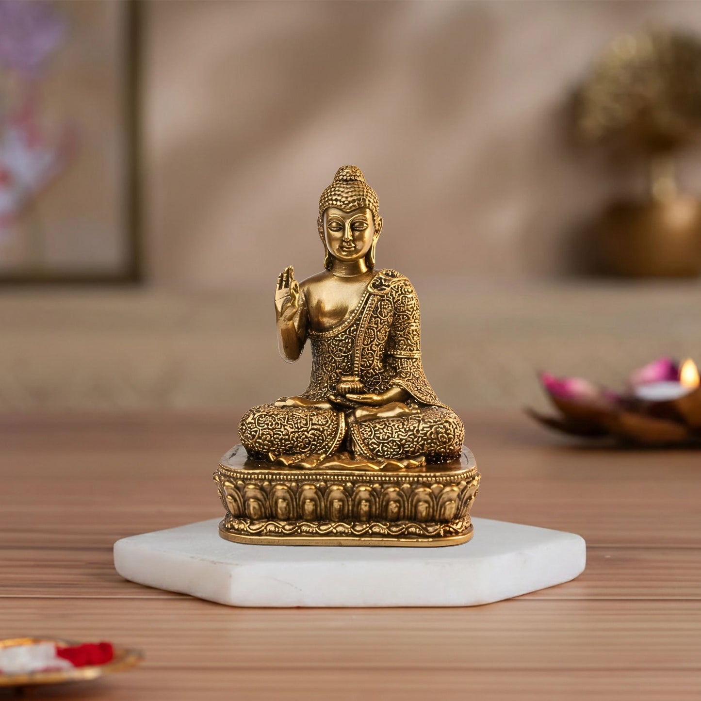 The Serene Buddha – Blessing Mudra