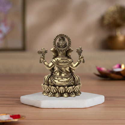 The Serene Ganesha – Lotus Throne