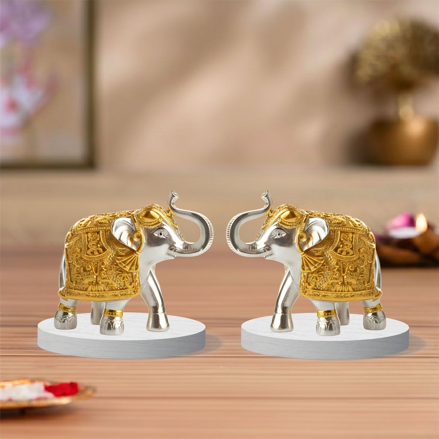 The Royal Elephant Pair – Auspicious Prosperity Set