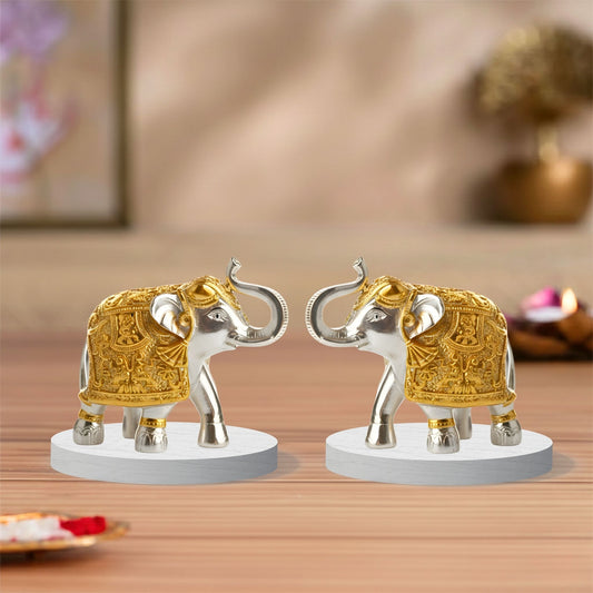 The Royal Elephant Pair – Auspicious Prosperity Set